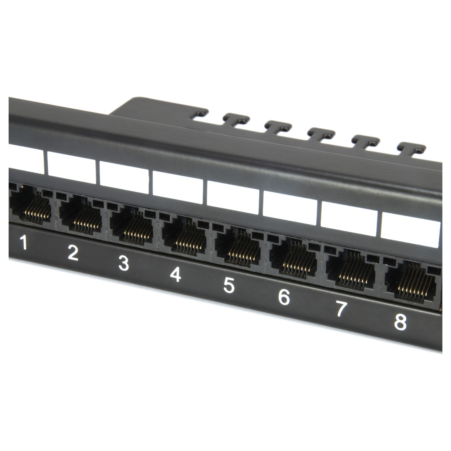 Equip Patchpanel 24x Cat6 19' UTP 1HE Keystone Montage sw — Buy in Cyprus with Fast Delivery