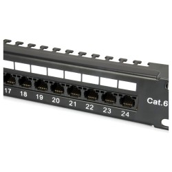 Equip Patchpanel 24x Cat6 19' UTP 1HE Keystone Montage sw — Buy in Cyprus with Fast Delivery