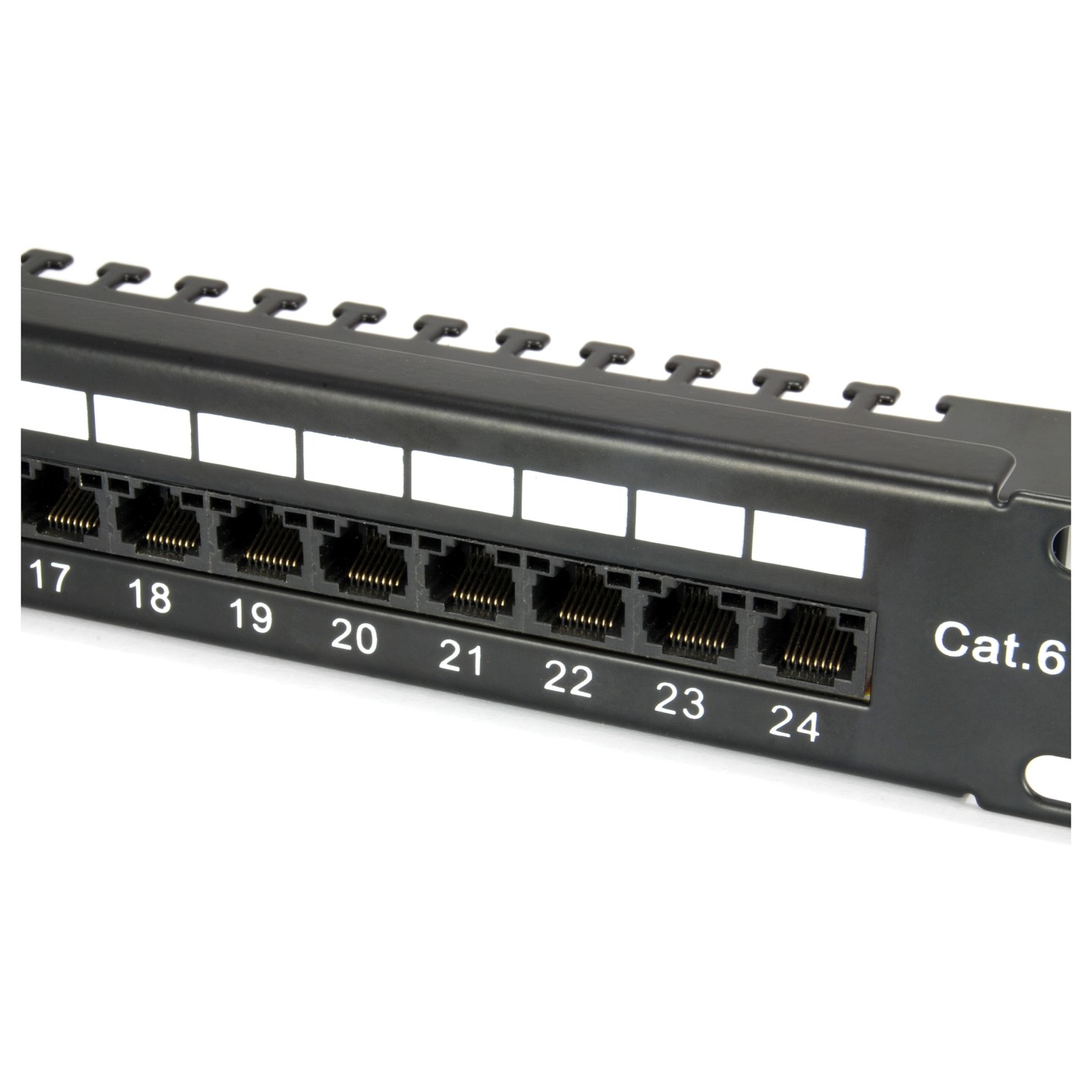 Equip Patchpanel 24x Cat6 19' UTP 1HE Keystone Montage sw — Buy in Cyprus with Fast Delivery