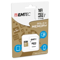 CARD Emtec m16GB UHS-I U1 EliteGold + Adapter — Buy in Cyprus with Fast Delivery