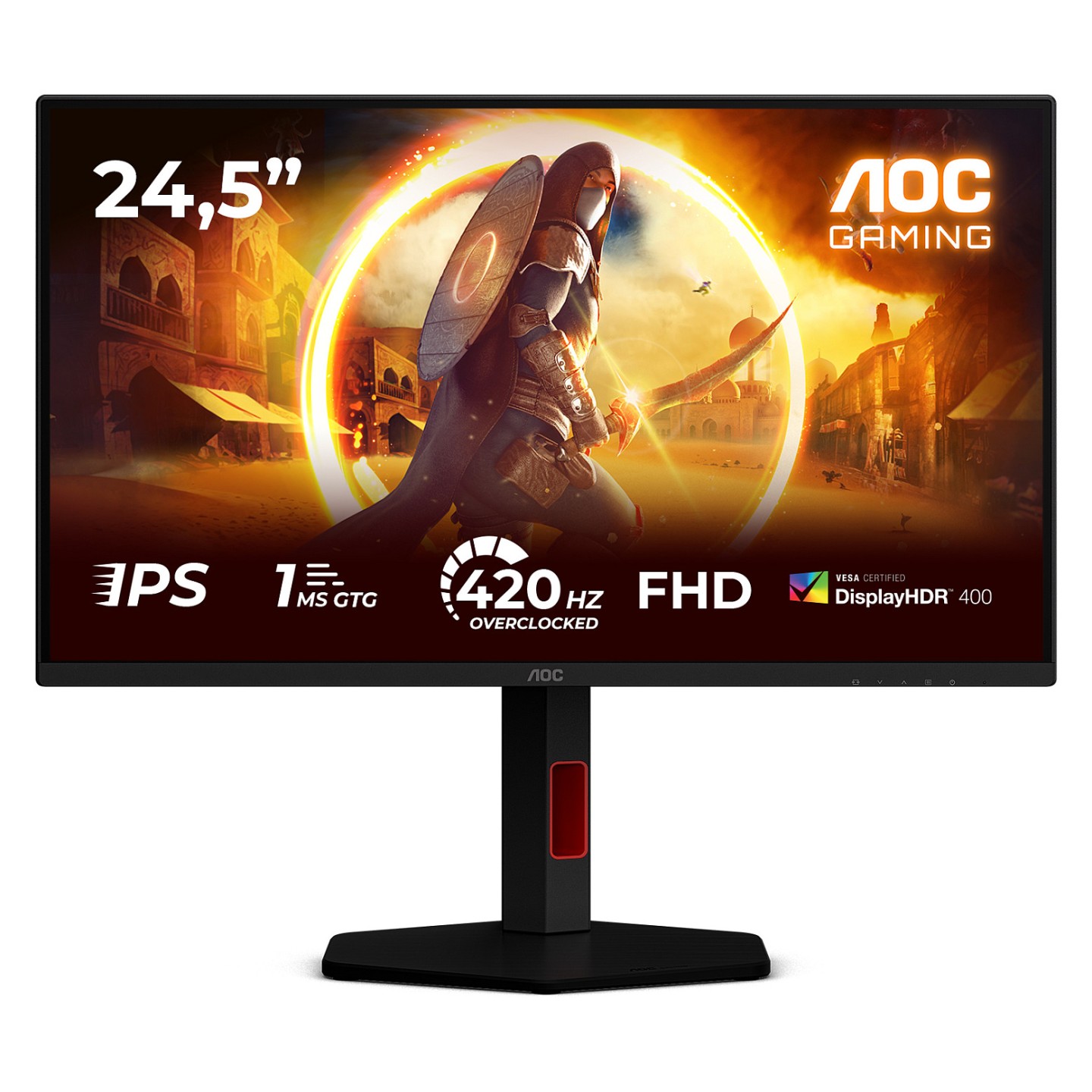 AOC 25G4KUR Gaming Monitor 63.5 cm (25') — Buy in Cyprus with Fast Delivery