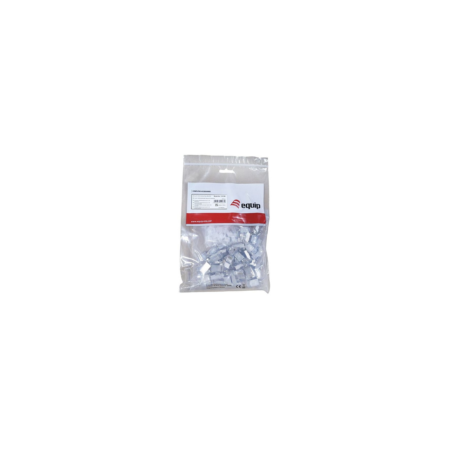 Equip Stecker Cat.8 RJ45 geschirmt 50er Set grau — Buy in Cyprus with Fast Delivery
