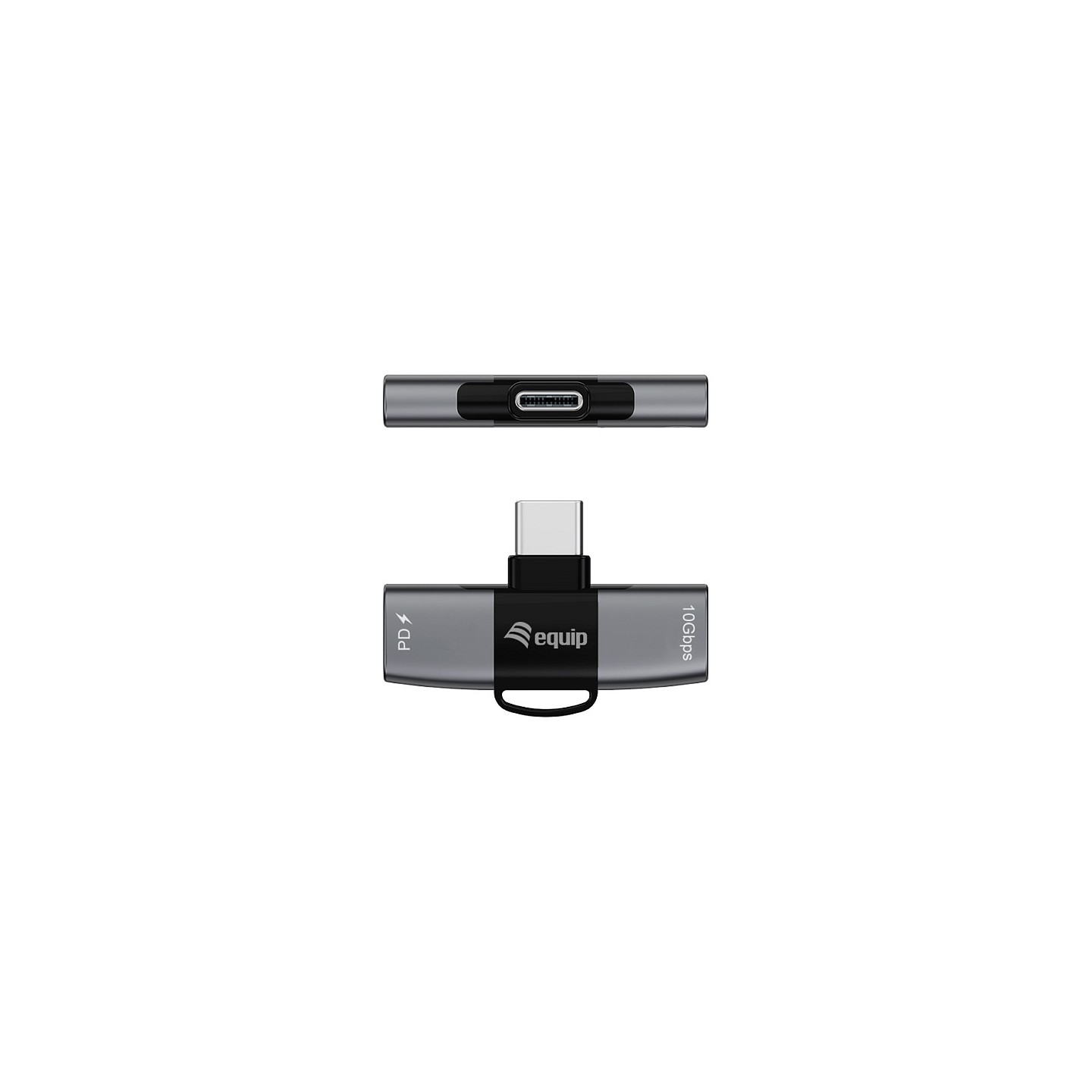 Equip Adapter USB-C- to 2xUSB-C 10Gbps PD 100W Alu. — Buy in Cyprus with Fast Delivery