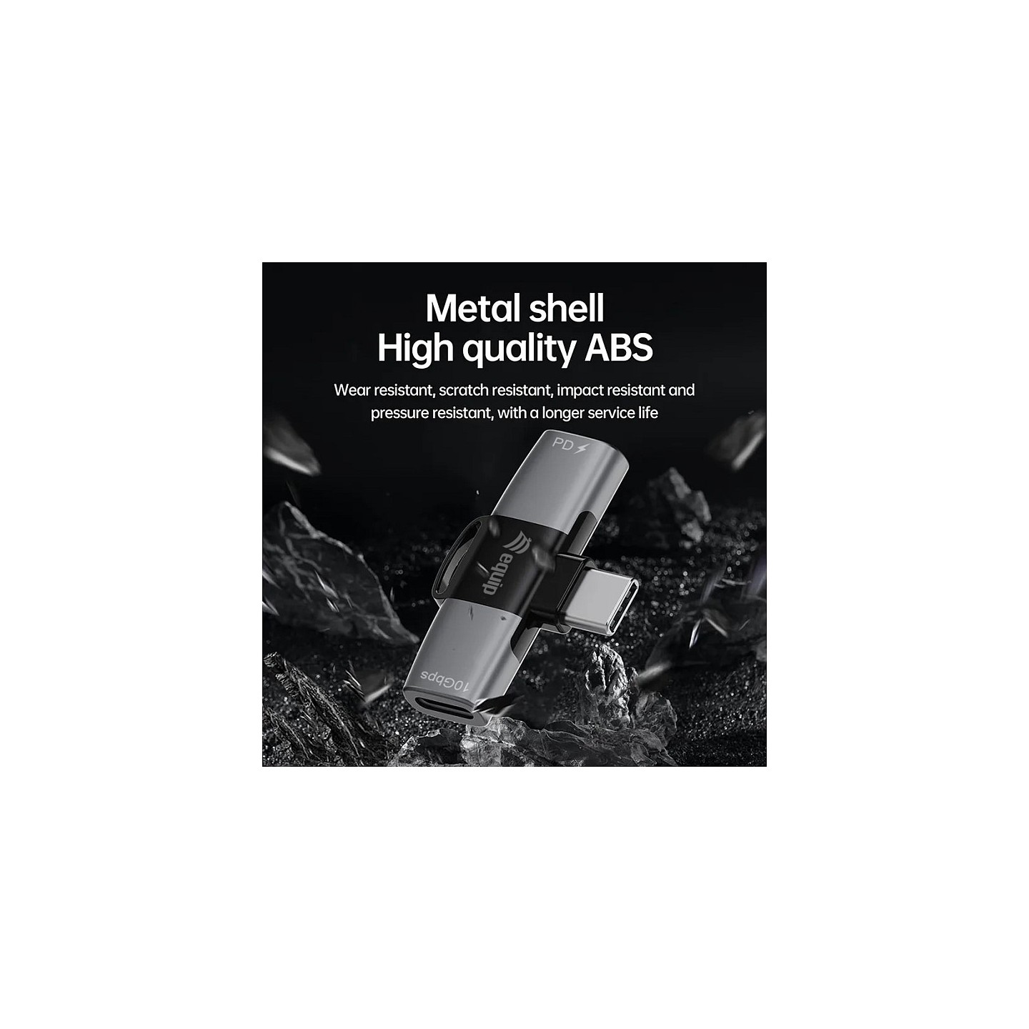 Equip Adapter USB-C- to 2xUSB-C 10Gbps PD 100W Alu. — Buy in Cyprus with Fast Delivery