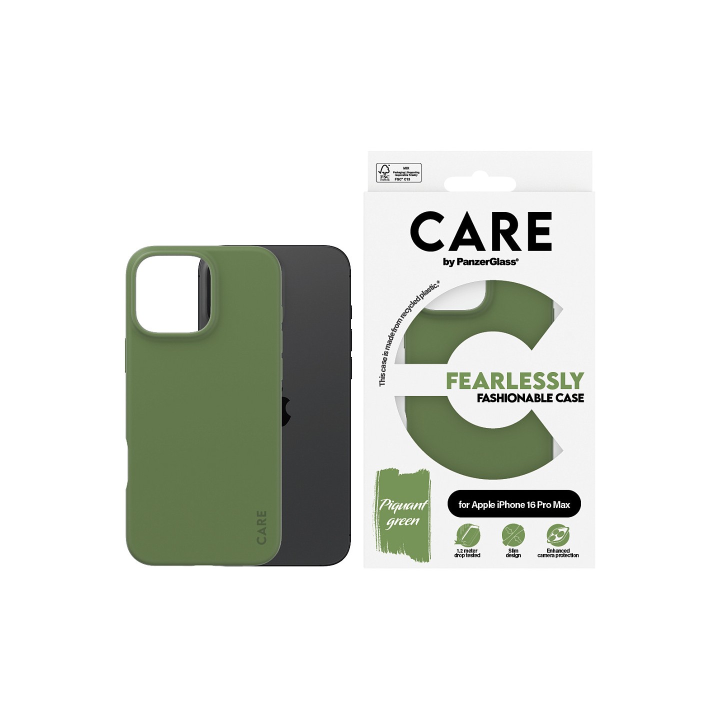 CARE Case Fashion Green iPhone 16 Pro Max — Buy in Cyprus with Fast Delivery