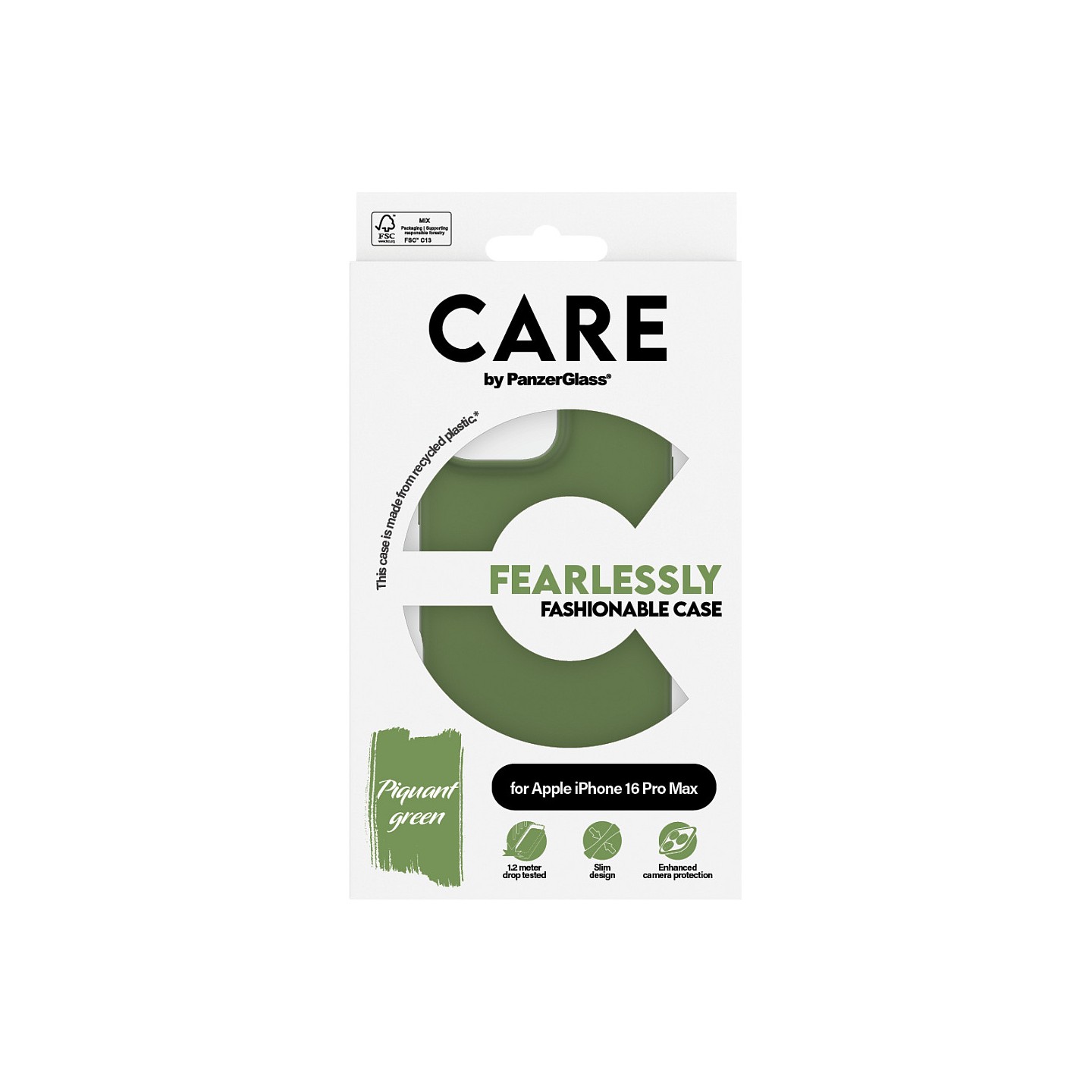 CARE Case Fashion Green iPhone 16 Pro Max — Buy in Cyprus with Fast Delivery