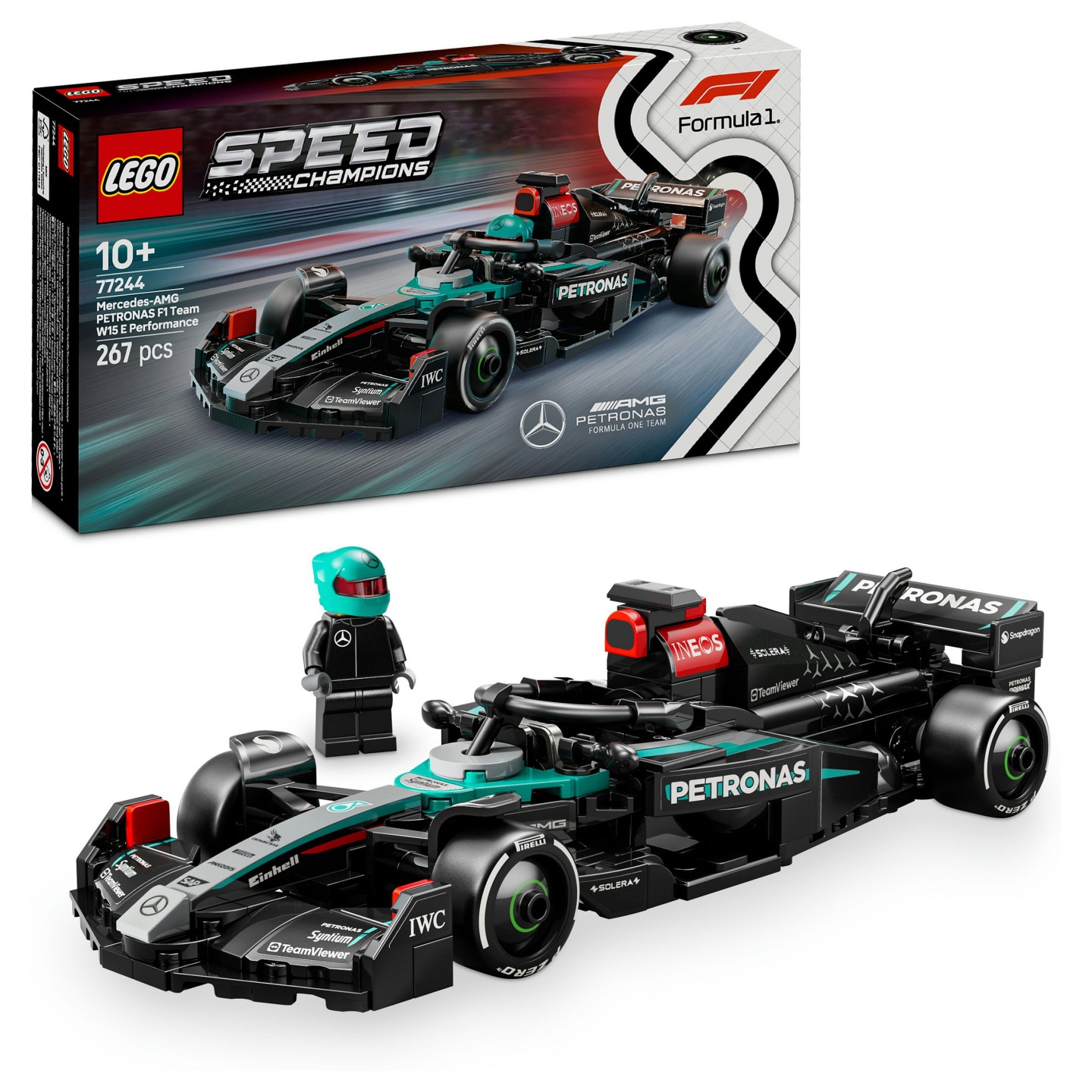 LEGO Speed Champions Mercedes-AMG F1 W15 Rennauto 77244 — Buy in Cyprus with Fast Delivery