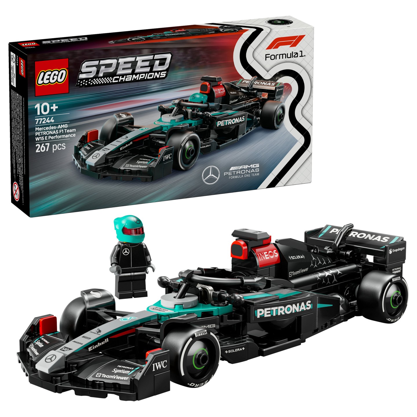 LEGO Speed Champions Mercedes-AMG F1 W15 Rennauto 77244 — Buy in Cyprus with Fast Delivery