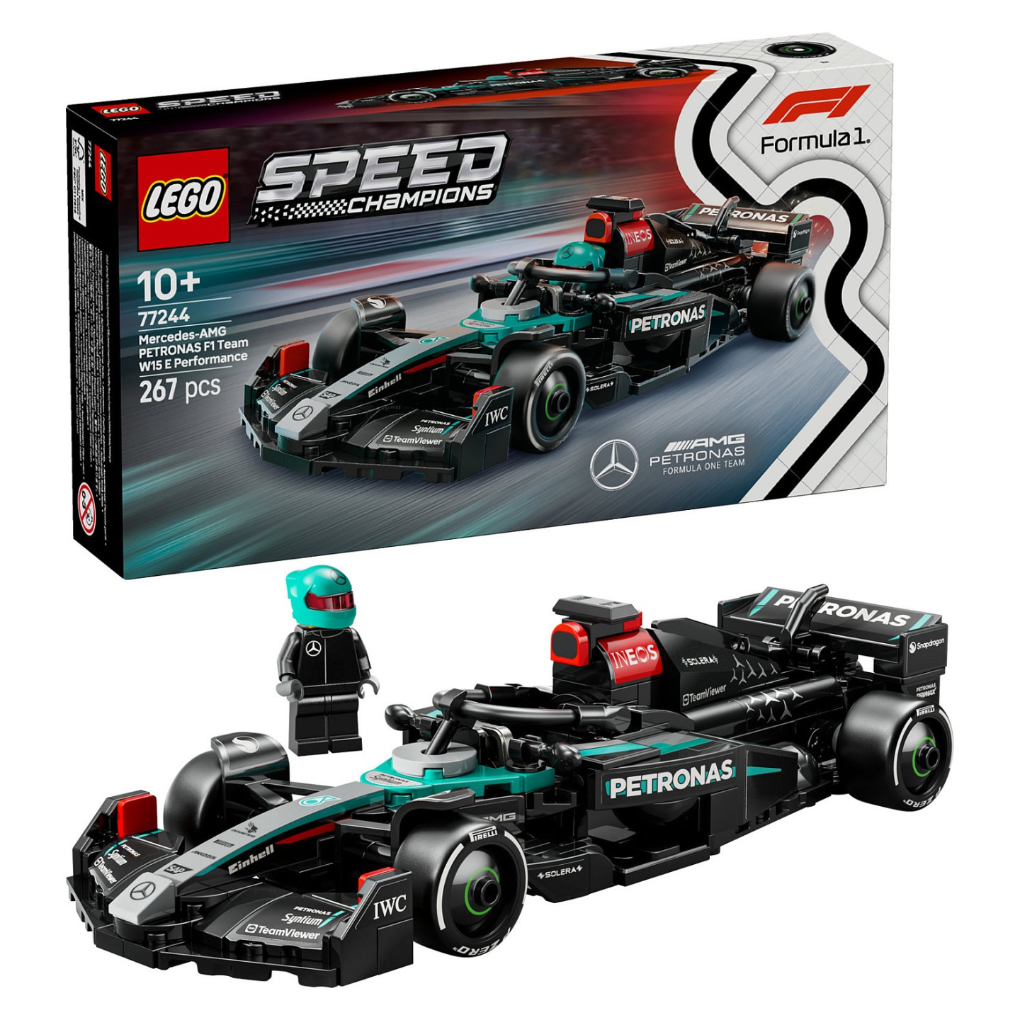 LEGO Speed Champions Mercedes-AMG F1 W15 Rennauto 77244 — Buy in Cyprus with Fast Delivery