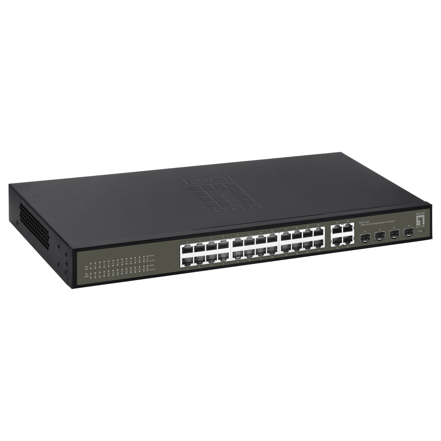 Switch 24x GE GES-2128 4xGE 4xGSFP 19' Hilbert — Buy in Cyprus with Fast Delivery