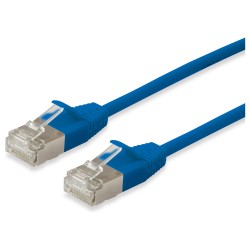 Equip Patchkabel Cat6A F FTP 2xRJ45 0.50m blau Slim LSZH Polybeutel — Buy in Cyprus with Fast Delivery