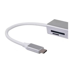 Equip Adapter USB-C - to HDMI.2xUSB3.0.SD 4K30Hz 0.15m sw — Buy in Cyprus with Fast Delivery