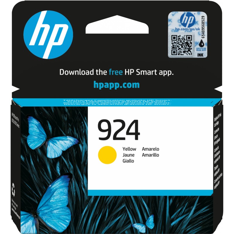 Buy HP 924 Yellow Original Ink Cartridge - Standard Yield, 400-page, Single Pack... in Cyprus, Nicosia, Limassol, Larnaka, Pafos