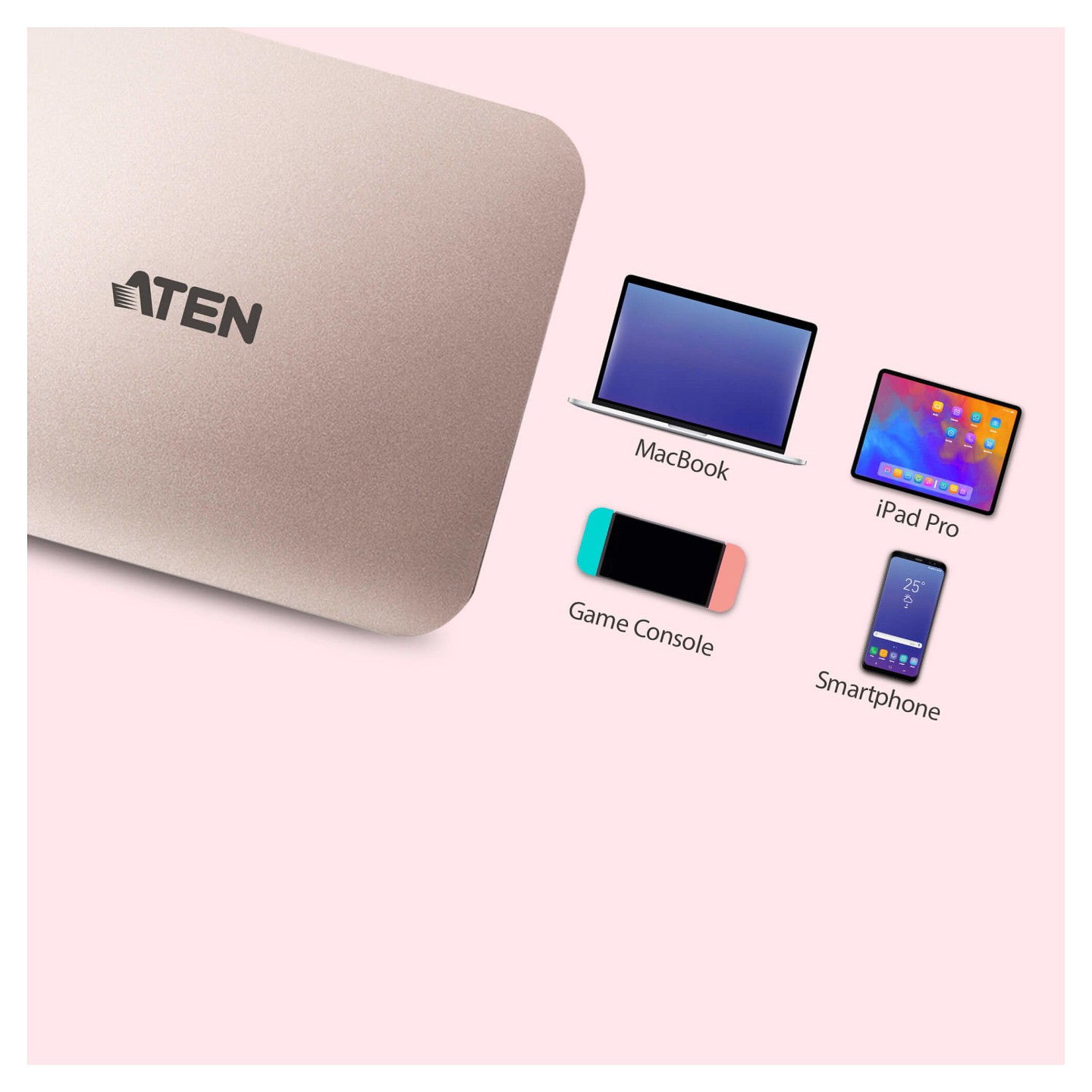 ATEN UH3235 USB-C 4K Ultra Mini Dock mit Power Passthrough — Buy in Cyprus with Fast Delivery