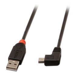 LINDY USB 2.0 Kabel Typ A Mini-B 90° gewinkelt M M 2m — Buy in Cyprus with Fast Delivery