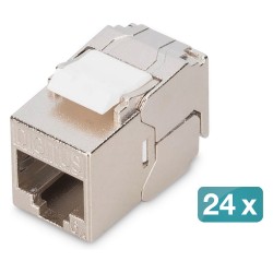 DIGITUS Keystone Cat6A geschirmt 24 Stk. werkzeugfr — Buy in Cyprus with Fast Delivery