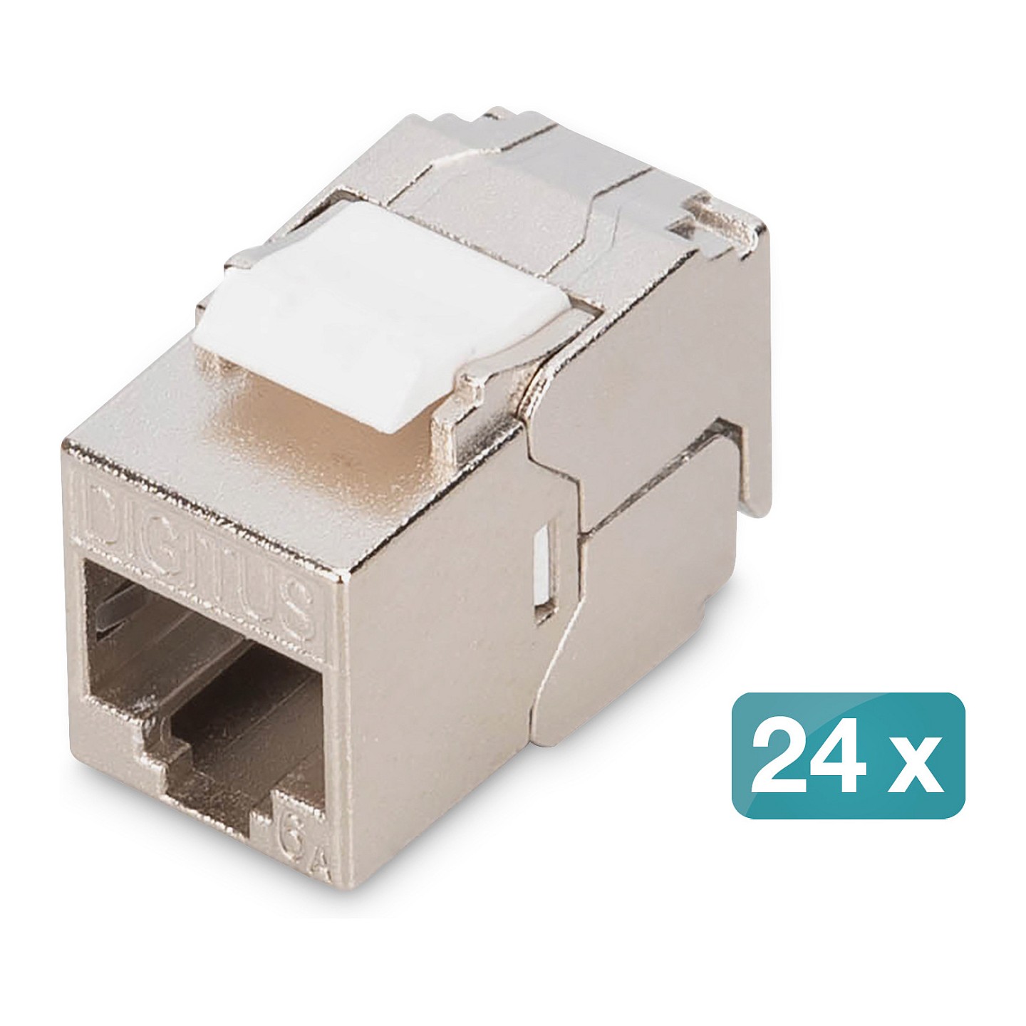 DIGITUS Keystone Cat6A geschirmt 24 Stk. werkzeugfr — Buy in Cyprus with Fast Delivery