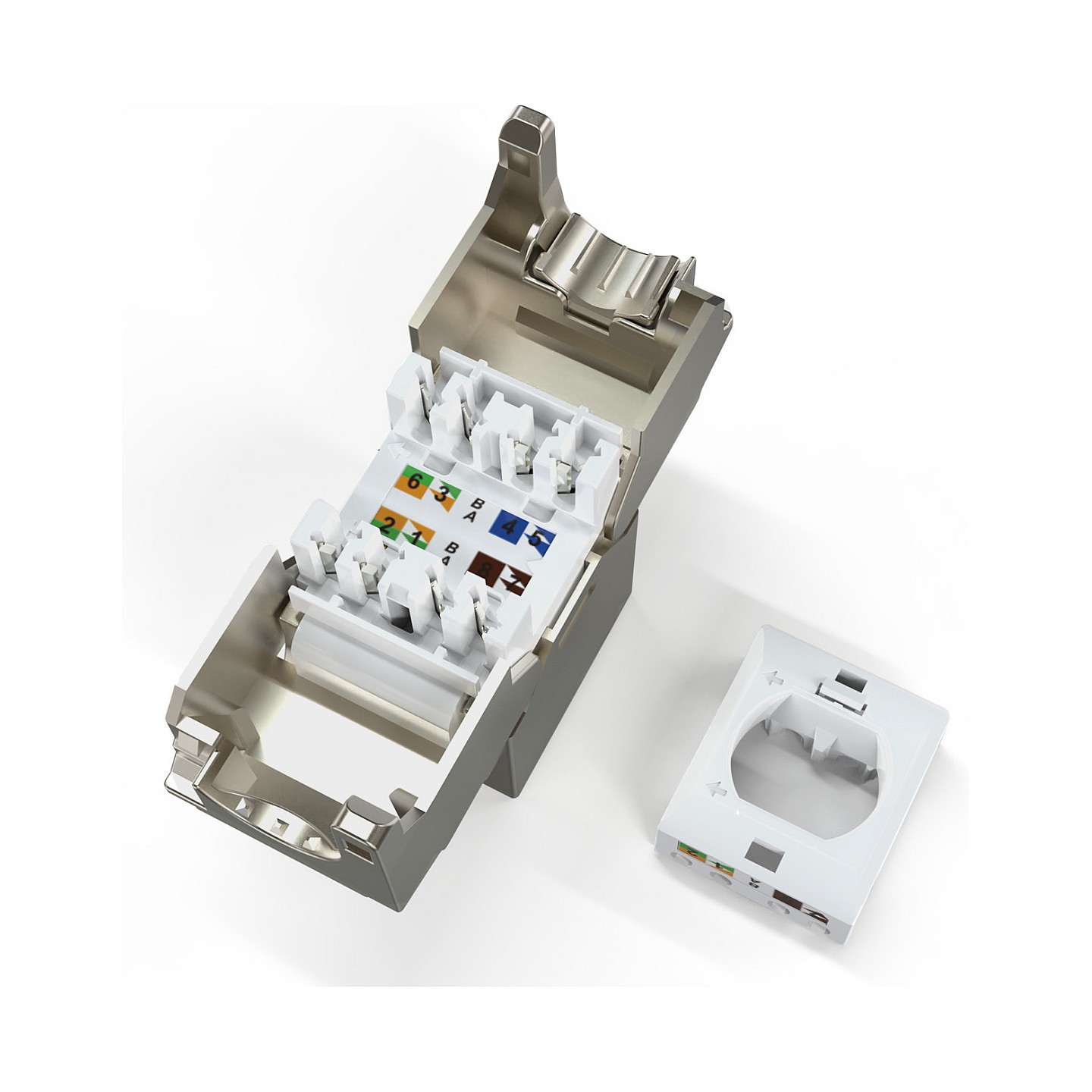 DIGITUS Keystone Cat6A geschirmt 24 Stk. werkzeugfr — Buy in Cyprus with Fast Delivery