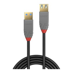 LINDY USB 3.0 Verlängerung Typ A A Anthra Line M F 1m — Buy in Cyprus with Fast Delivery