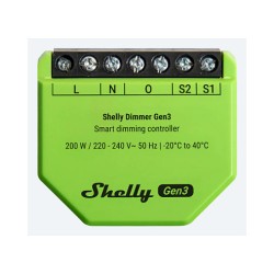 Shelly Relais 'Dimmer Gen3' LED Lichtcontroller Messfunktion Unterputz — Buy in Cyprus with Fast Delivery