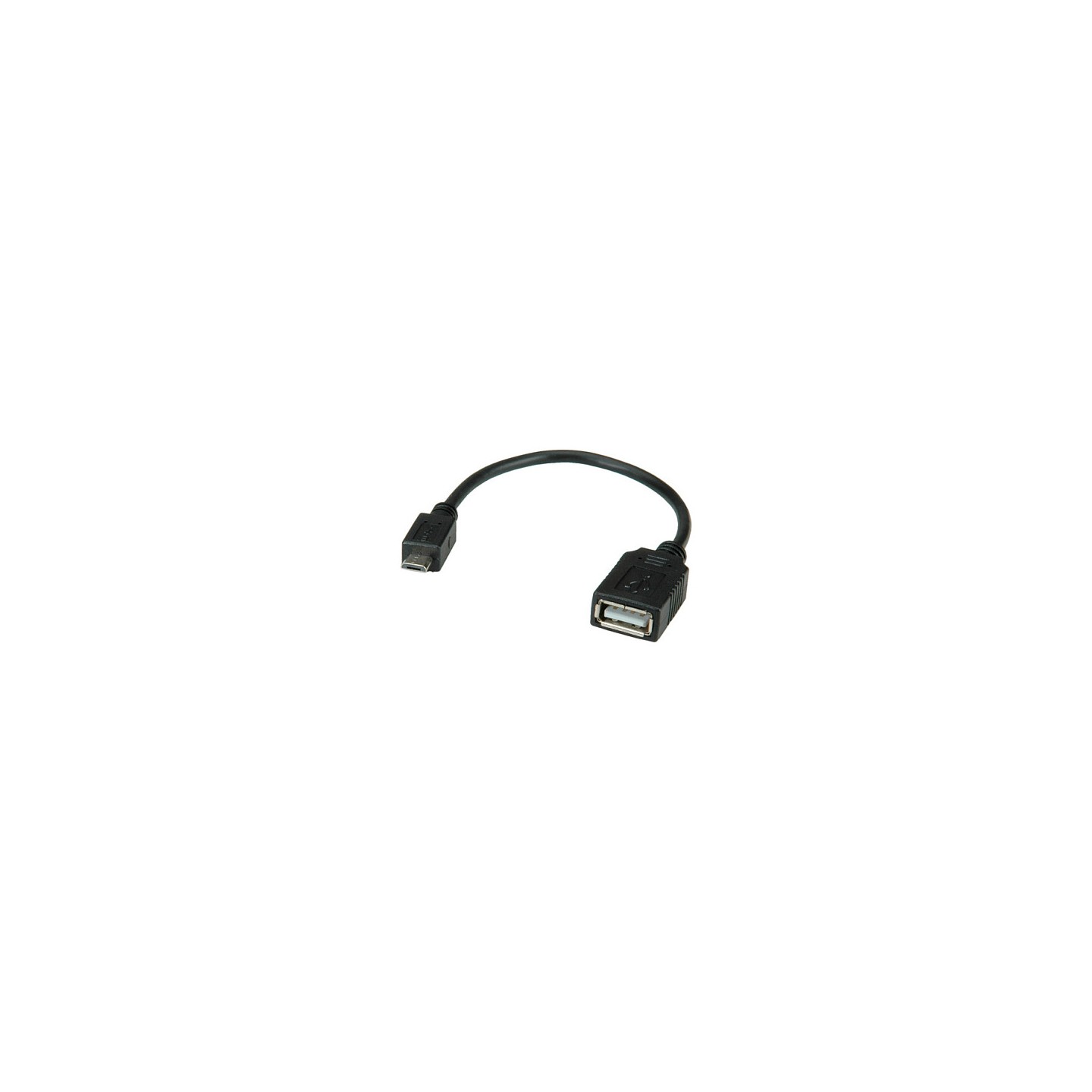 VALUE USB 2.0 Kabel USB 2.0 Typ Micro B - Typ A BU OTG 0.15m — Buy in Cyprus with Fast Delivery