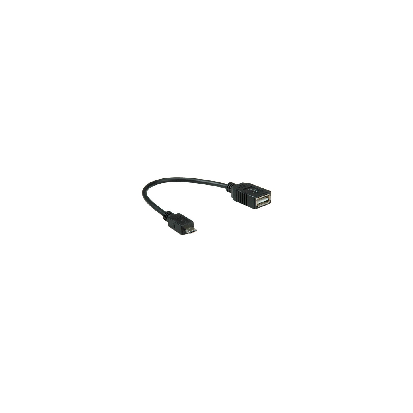 VALUE USB 2.0 Kabel USB 2.0 Typ Micro B - Typ A BU OTG 0.15m — Buy in Cyprus with Fast Delivery