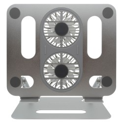 RealPower FanStand 1.Notebook Tablet Stand mit Fan und RGB — Buy in Cyprus with Fast Delivery