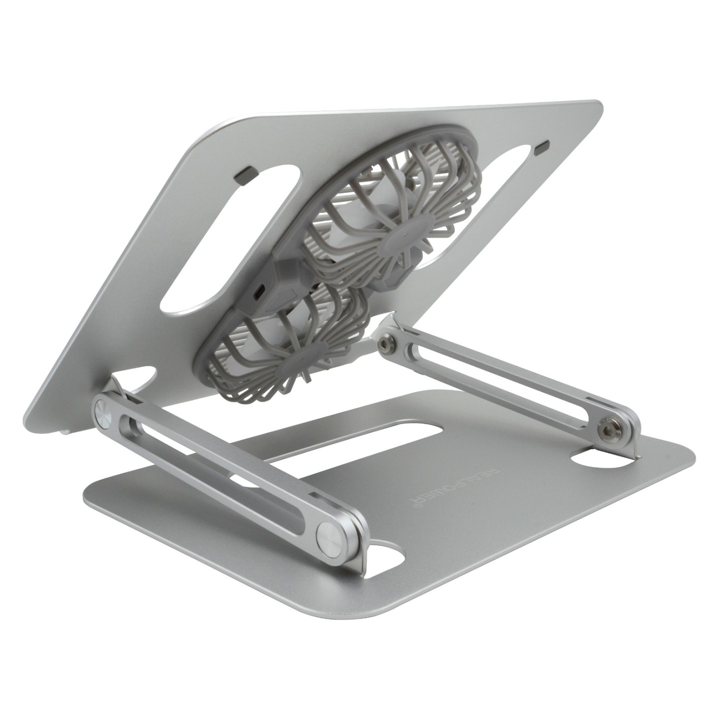 RealPower FanStand 1.Notebook Tablet Stand mit Fan und RGB — Buy in Cyprus with Fast Delivery