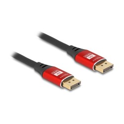 DELOCK DisplayPort Kabel 8K 60 Hz 1m rot Metall — Buy in Cyprus with Fast Delivery