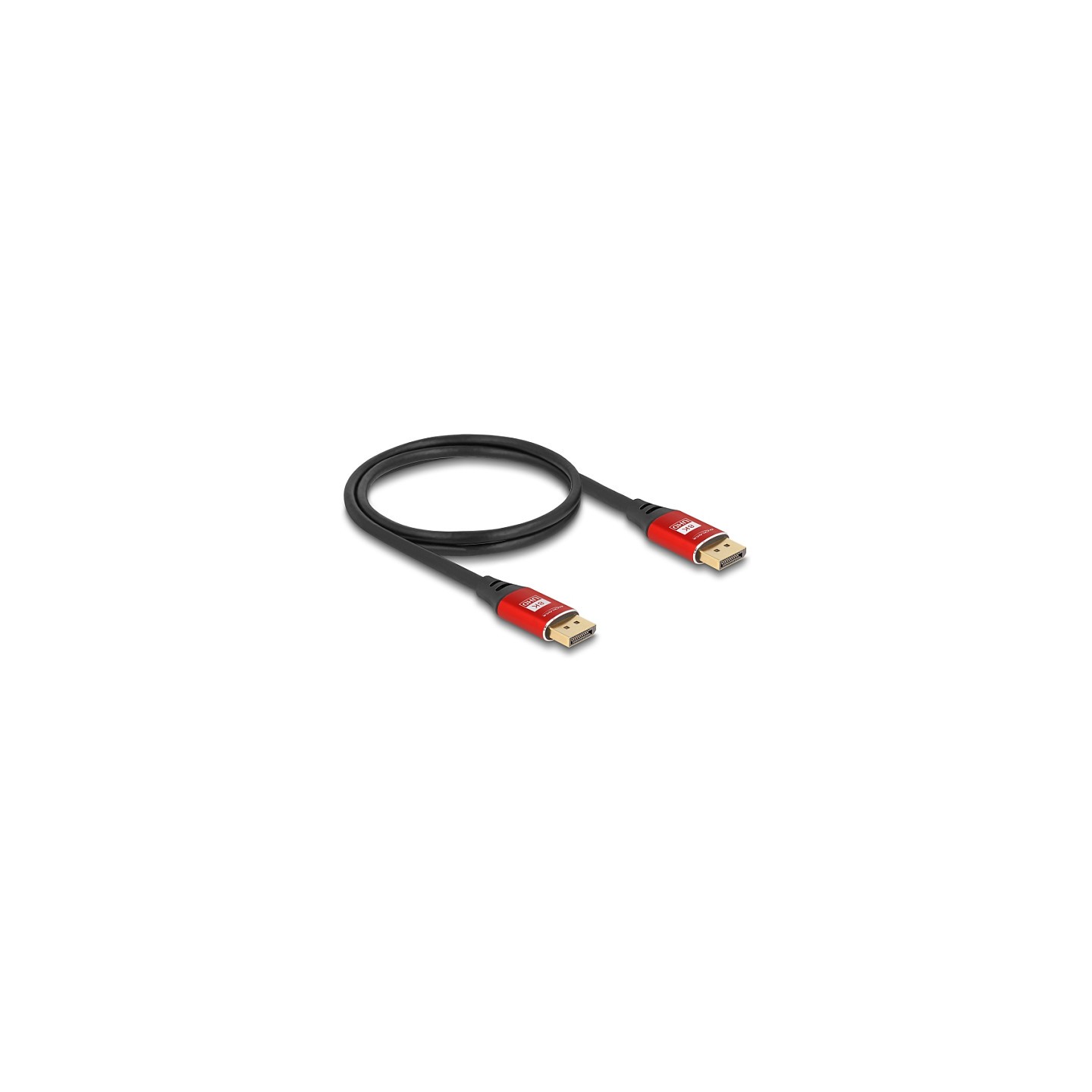 DELOCK DisplayPort Kabel 8K 60 Hz 1m rot Metall — Buy in Cyprus with Fast Delivery