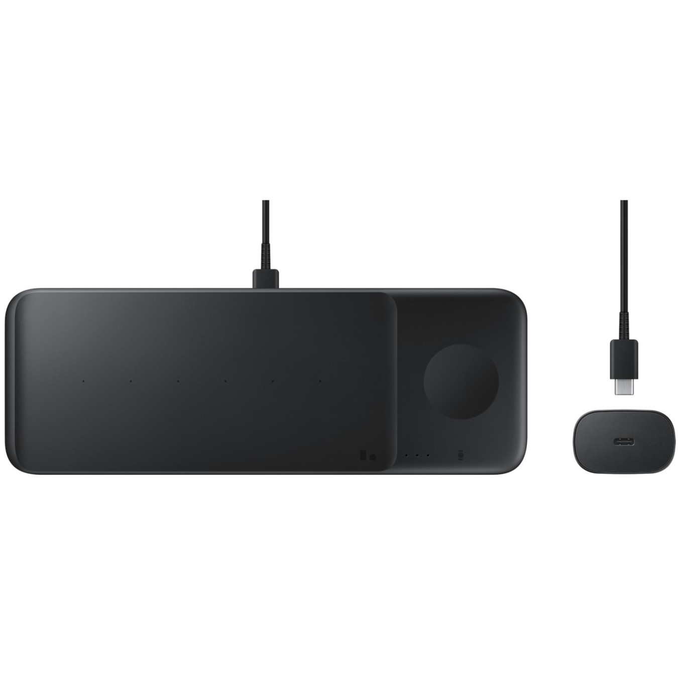 Samsung Wireless Charger Trio Pad - EP-P6300 - 3-Device Wireless Charging, 9W, USB, Black — Buy in Cyprus with Fast Delivery