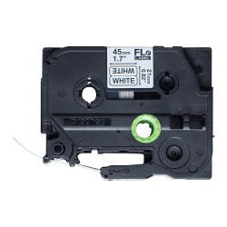 BROTHER FLe-2511 FLe-Einzelfhnchen-Etiketten weiss schwarz 72 St Kassette fr Brother P-touch D800W. P900W. P950NW