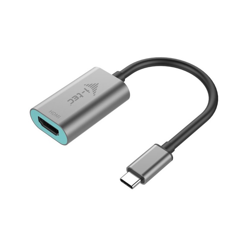 Buy i-tec Metal USB-C to HDMI Adapter - Grey/Turquoise - 4K@60Hz, USB-C (Male) t... in Cyprus, Nicosia, Limassol, Larnaka, Pafos