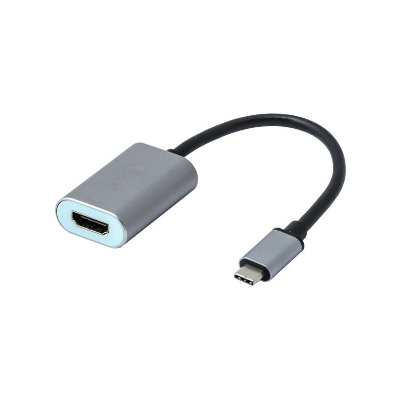 Buy i-tec Metal USB-C to HDMI Adapter - Grey/Turquoise - 4K@60Hz, USB-C (Male) t... in Cyprus, Nicosia, Limassol, Larnaka, Pafos