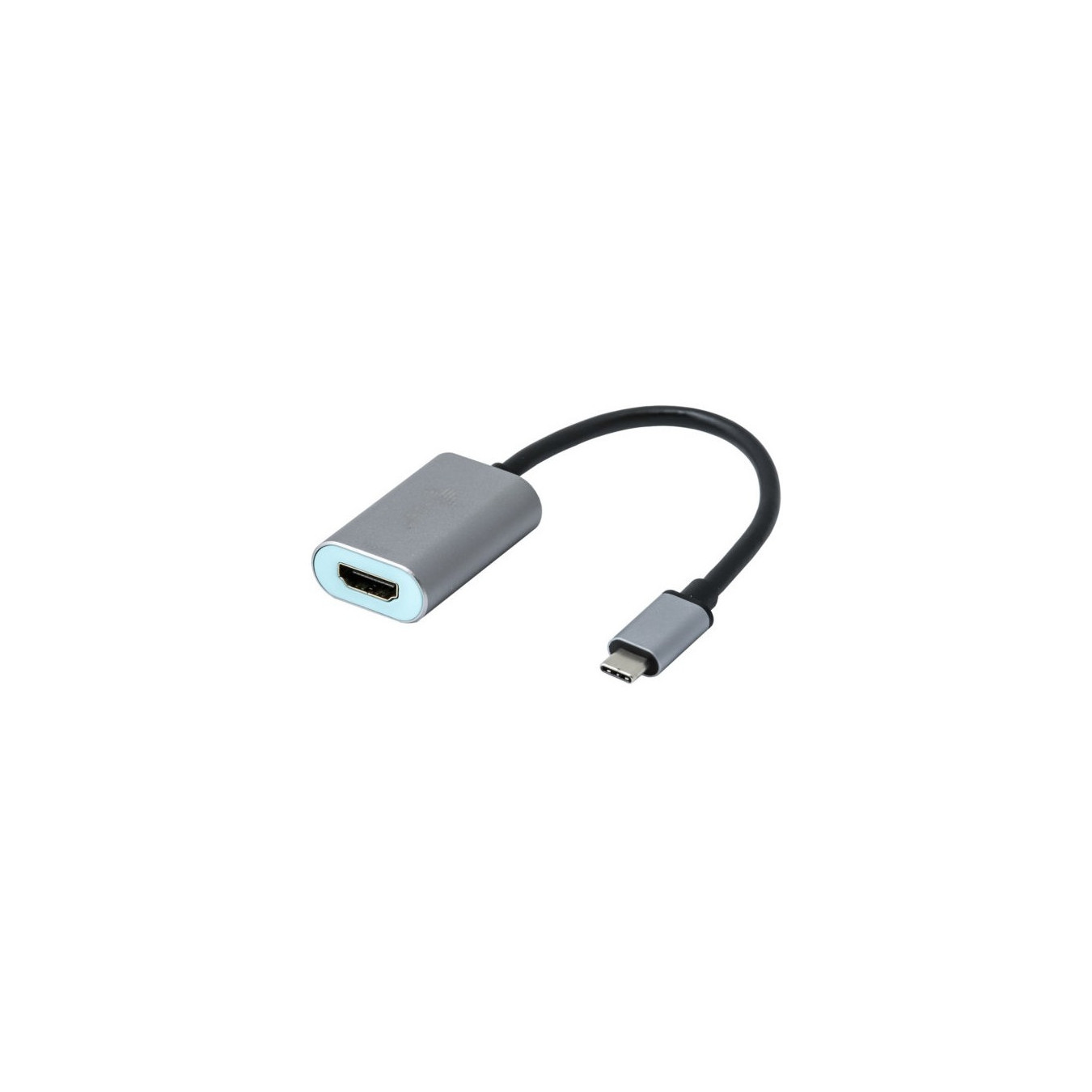i-tec Metal USB-C to HDMI Adapter - Grey/Turquoise - 4K@60Hz, USB-C (Male) to HDMI (Female), 15 cm