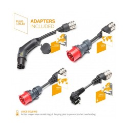 Juice Technology JUICE BOOSTER 2 Traveller Plus EV Set (EU) (anthrazit schwarz. 1.4 - 22 kW. 3.1 Meter Kabel)