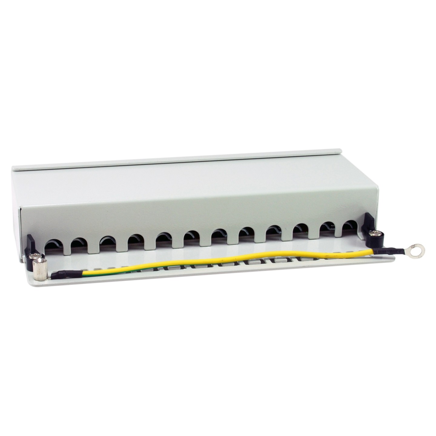 Equip Patchpanel 12x RJ45 Cat6A FTP 1HE Premium hellgrau — Buy in Cyprus with Fast Delivery