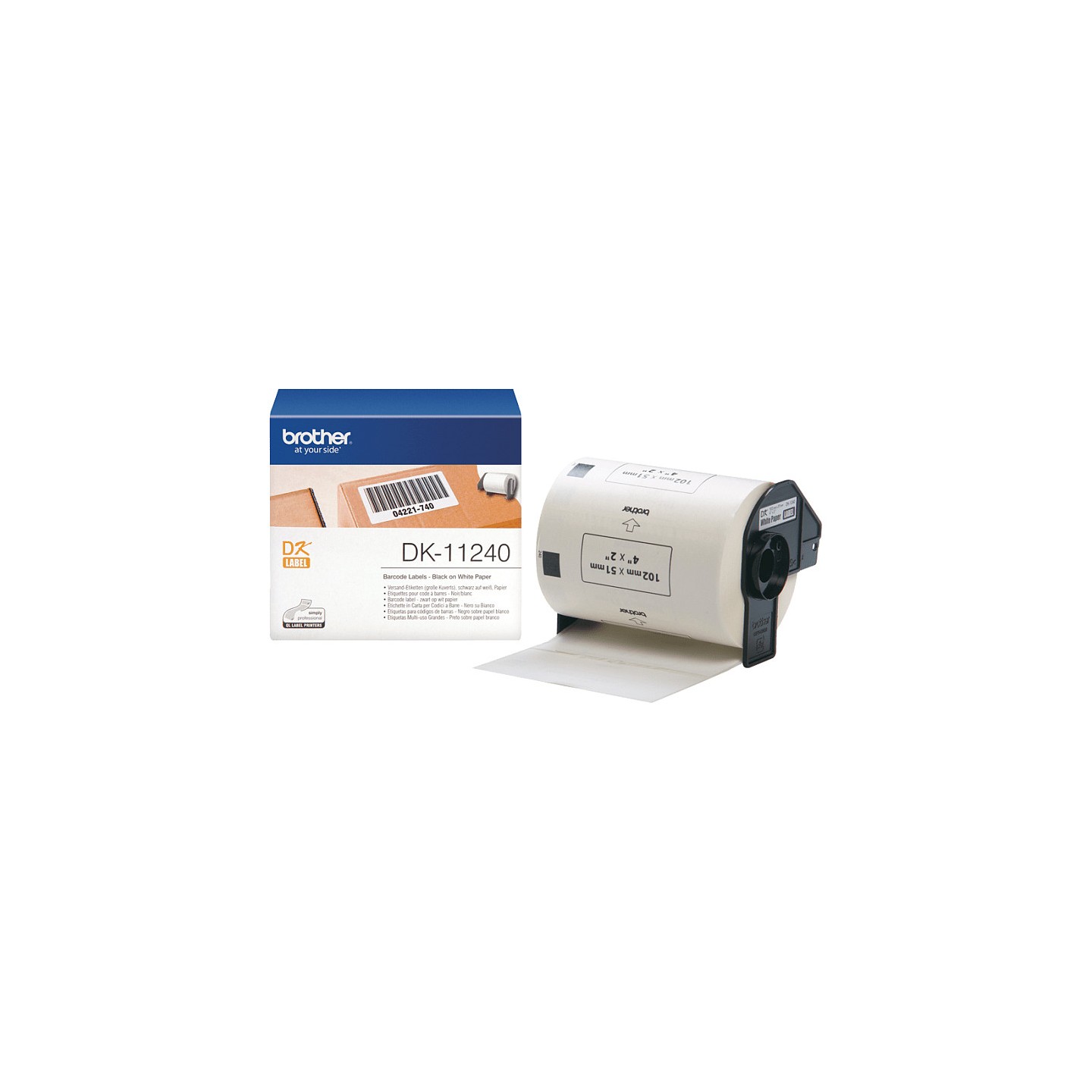 BROTHER P-Touch DK-11240 big logistic transport label 102x51mm 600 labels — Buy in Cyprus with Fast Delivery