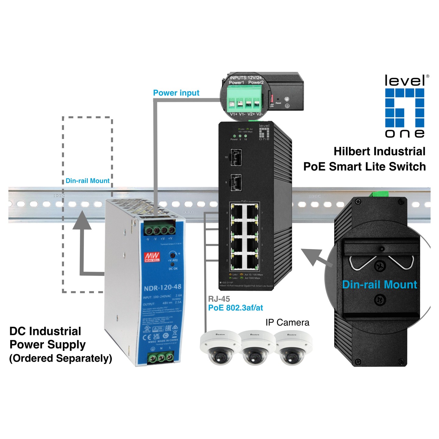 Switch 10x GE IGS-2110P 2xSFP. 8x PoE Outputs — Buy in Cyprus with Fast Delivery