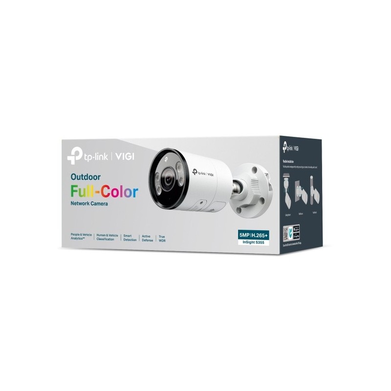 Buy TP-Link Omada InSight S355 - 5MP 6mm Outdoor Bullet Network Camera, White, P... in Cyprus, Nicosia, Limassol, Larnaka, Pafos