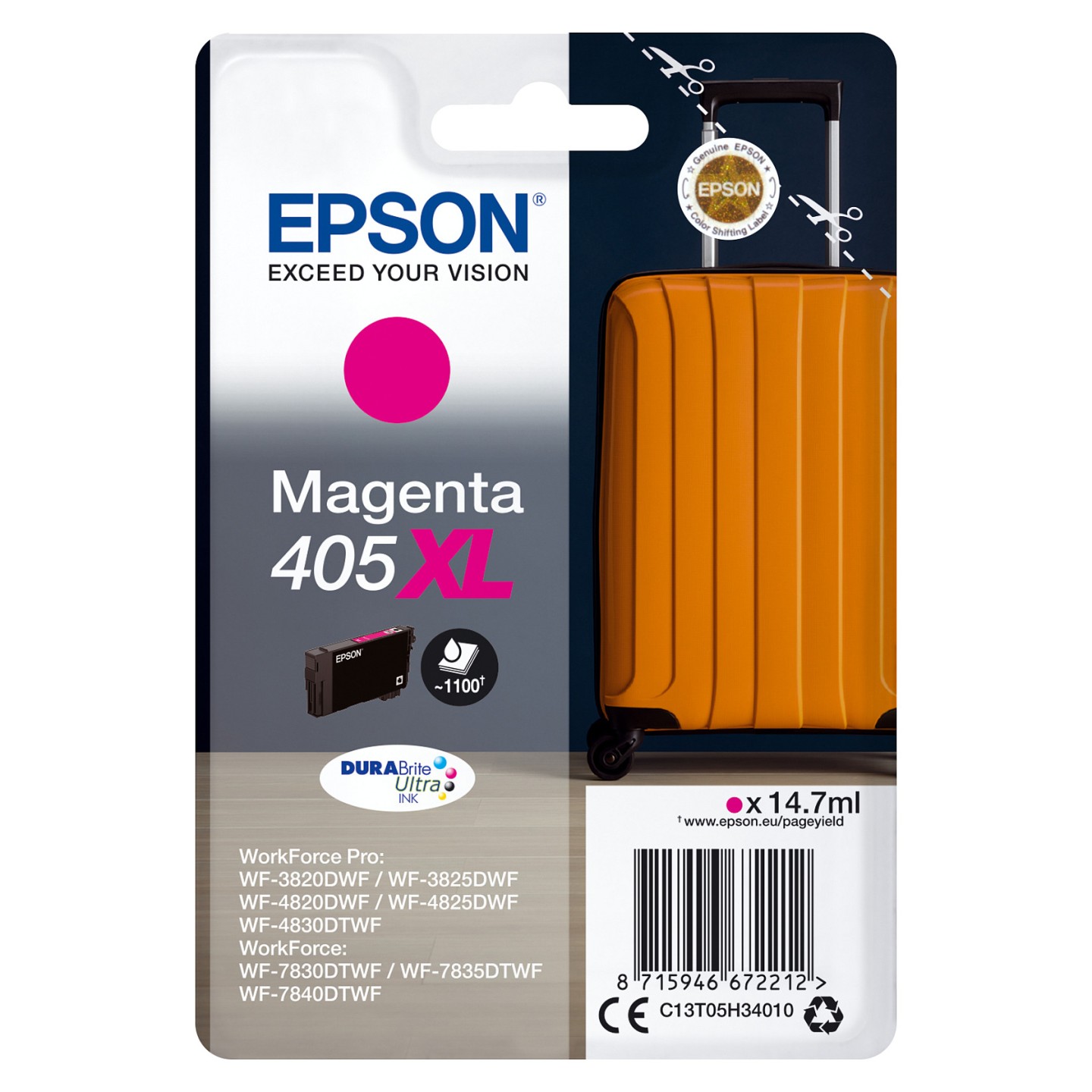 Epson 405XL - 14.7 ml - XL - Magenta - original — Buy in Cyprus with Fast Delivery