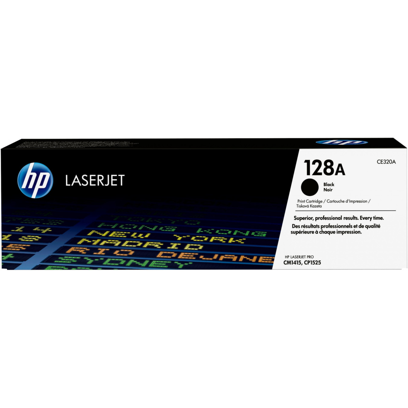 HP 128A Original LaserJet Toner Cartridge - CE320A - Black, Standard Yield (2000 pages) - 1-Pack