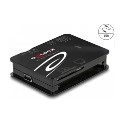 Delock USB 2.0 Card Reader für CF SD Micro SD MS xD M2 Speicherkarten — Buy in Cyprus with Fast Delivery