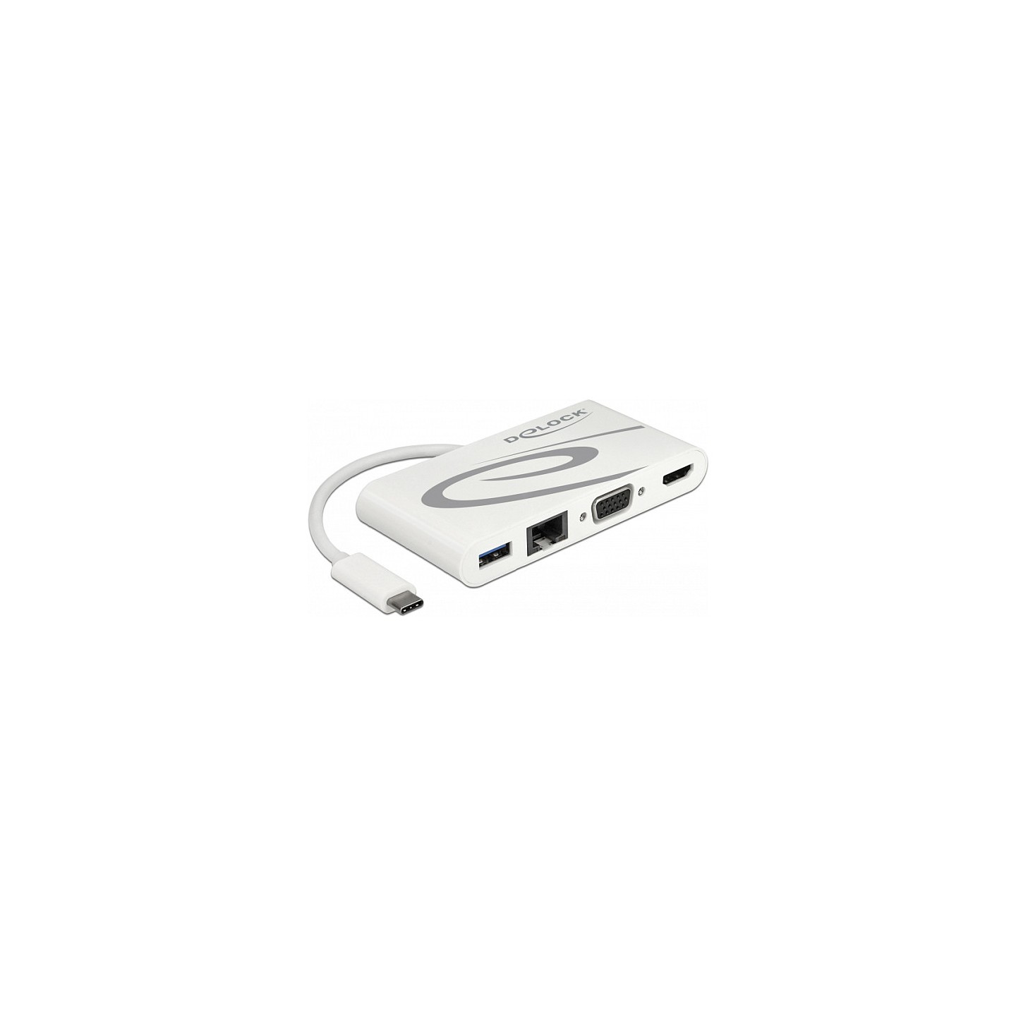 USB Type-CTM 3.1 Dockingstation HDMI 4K 30 Hz + VGA + LAN + USB PD — Buy in Cyprus with Fast Delivery