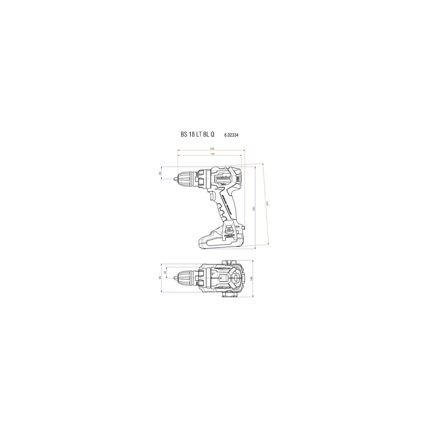 BS 18 LT BL Q Akku-Bohrschrauber — Buy in Cyprus with Fast Delivery