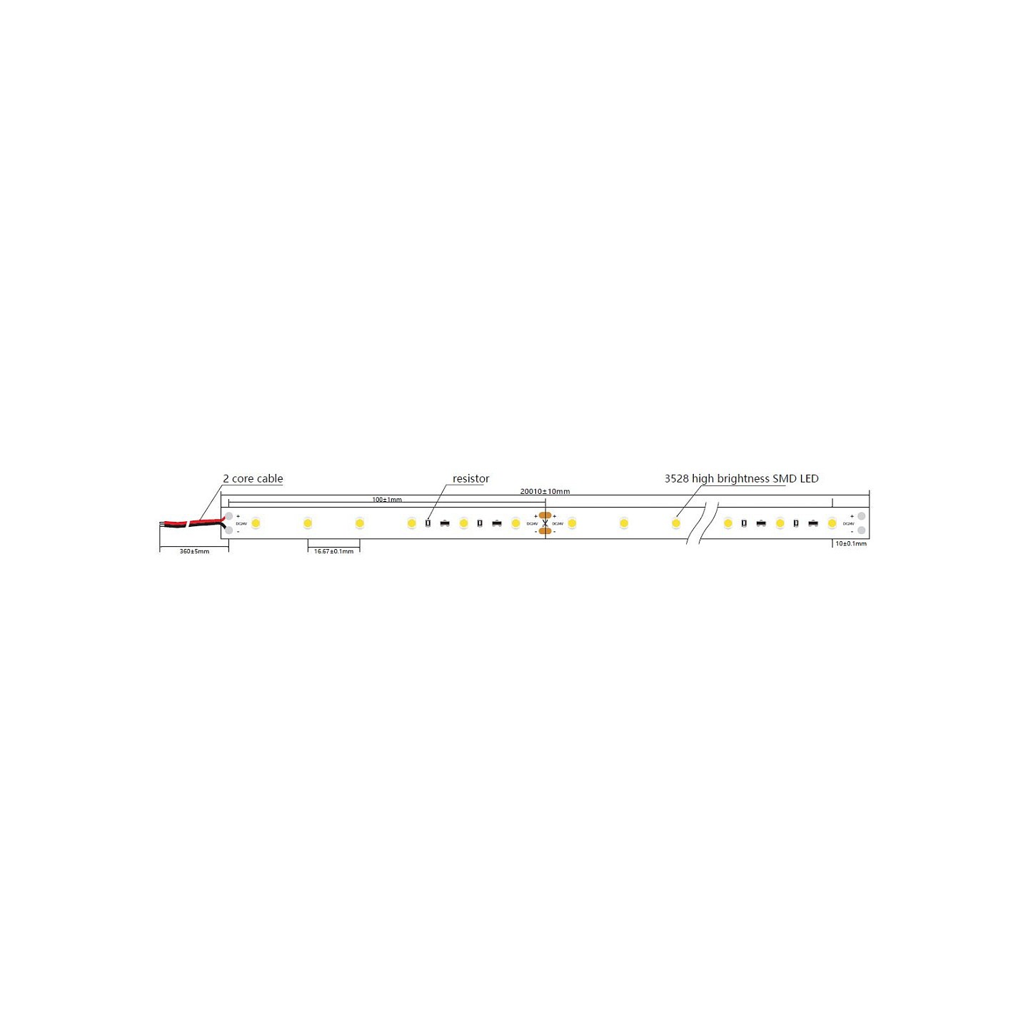 Synergy 21 LED Flex Strip 2835 - 60 WW DC24V 96W IP20 ULS 20m — Buy in Cyprus with Fast Delivery