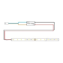 Synergy 21 LED Flex Strip 2835 - 60 WW DC24V 96W IP20 ULS 20m — Buy in Cyprus with Fast Delivery