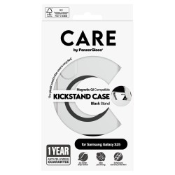 CARE Feature Case Clear Kickstand & QI Compatible Galaxy S25 — Buy in Cyprus with Fast Delivery
