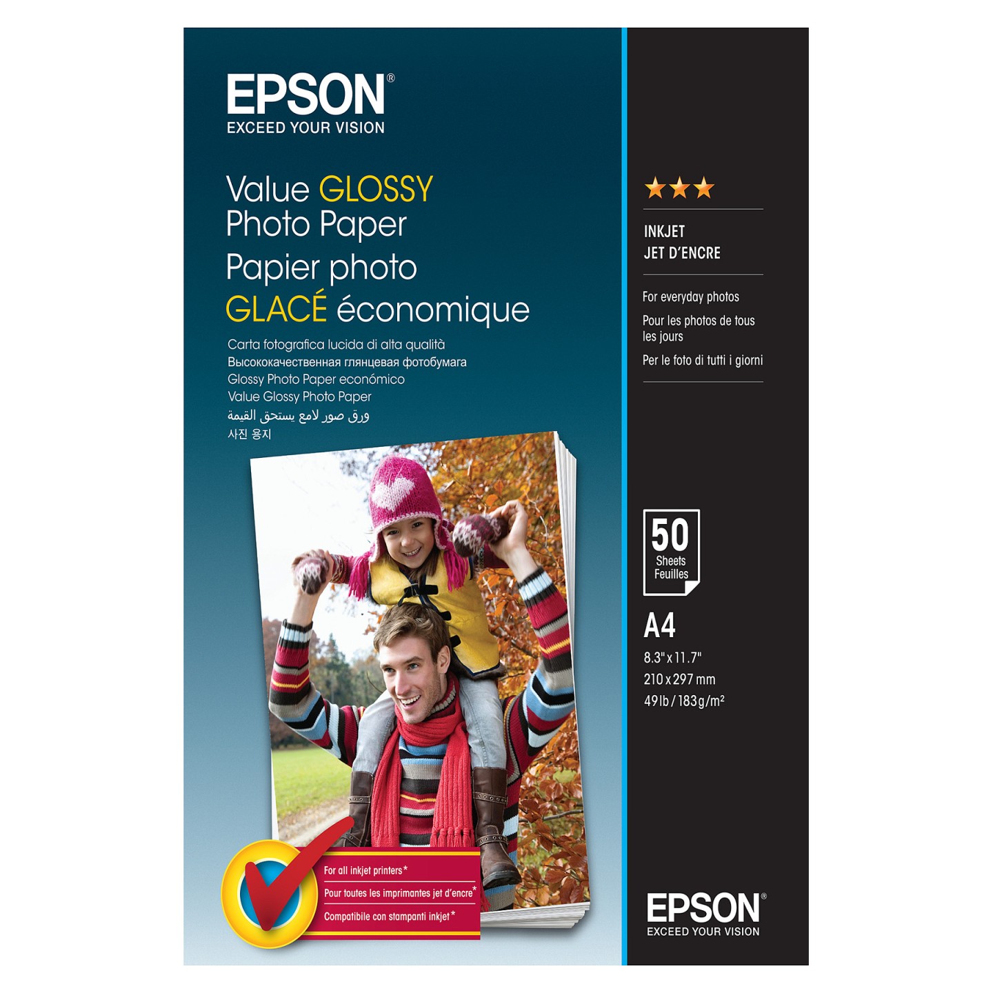 Epson Fotopapier glnzend C13S400036 (A4-50 Blatt) — Buy in Cyprus with Fast Delivery