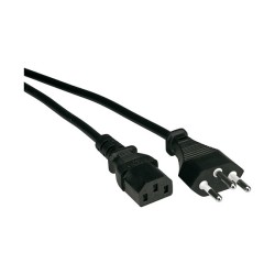 VALUE Netzkabel T12 auf C13. schwarz. 3 m — Buy in Cyprus with Fast Delivery